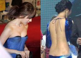 明星走露内裤了,现场画面曝光