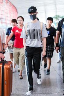 明星飞机场图片,机场瞬间捕捉时尚与魅力